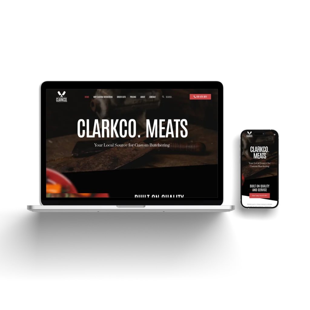 clarkco-meats-web-design-mockup