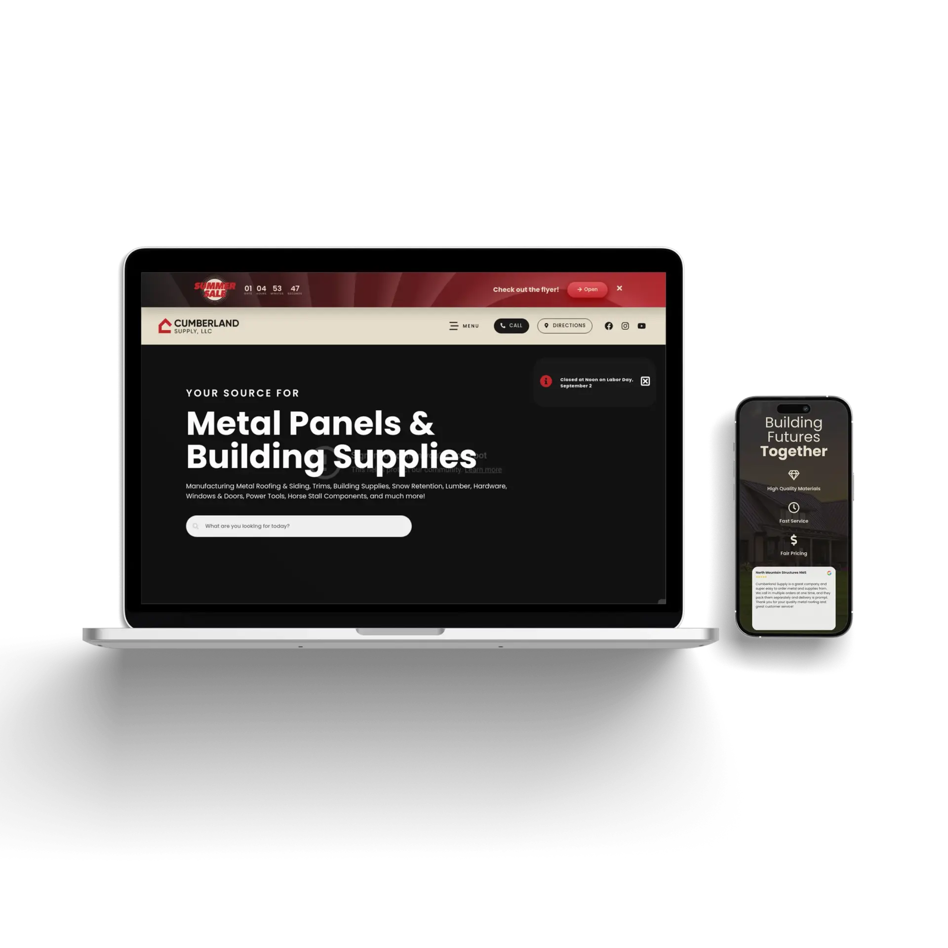 cumberland-supply-web-design-mockup